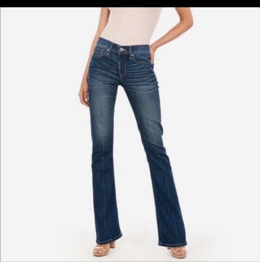 Express Bootcut Stella Regular Fit Low Rise 8